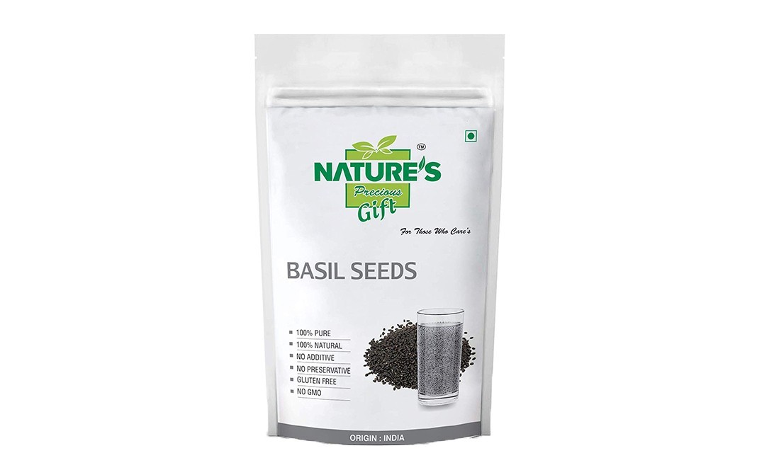 Nature's Gift Basil Seeds    Pack  500 grams